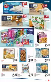 Volantino Maxipiù Pagina 9: Frosta Fishburger di merluzzo €2,29, Arbi penne ai gamberetti argentini €2,79