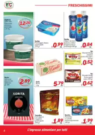 Volantino Pac Cash&Carry Pagina 4: Zarpellon Parmigiano reggiano grattugiato €1,89, Aia Wurstel Wudy Extra gusto suino €0,62