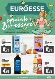 Volantino Euroesse Pagina 1: Gatorade vari gusti €0,79, De Cecco olio extra vergine di oliva classico €4,99