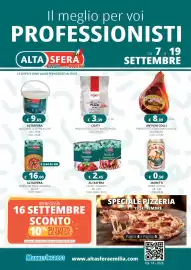 Volantino Altasfera Pagina 1: Alta Sfera pelati - passata €2,45, Altasfera farina 00 pizza classica €16,00
