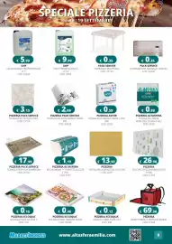 Volantino Altasfera Pagina 9: Carta gialla pizzeria €13,90, Pizzeria sacchetti pizza/kebab €26,90