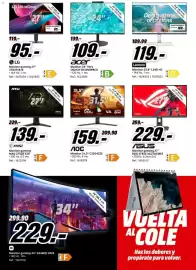 Folleto MediaMarkt Página 15: Acer monitor 24" vero cb242y d6 bmiprcx €109,00, Lenovo Monitor 23.8" L24D-4C €119,00