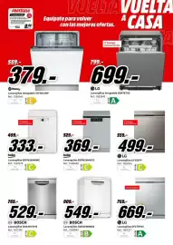 Folleto MediaMarkt Página 17: Beko lavavajillas bdfn26640xc €369,00, Bosch lavavajillas sms4emw06e €549,00