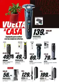 Folleto MediaMarkt Página 20: Oral-B cepillo eléctrico io 6s €129,00, Philips irrigador hx3826/31 €56,00