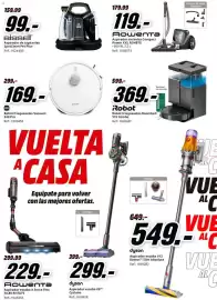 Folleto MediaMarkt Página 23: Rowenta aspirador sin bolsa compact power xxl ro4b75 €119,00