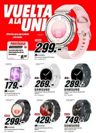 Folleto MediaMarkt Página 26: Samsung smartwatch galaxy watch 8 bt 40 mm €269,00