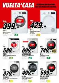 Folleto MediaMarkt Página 8: Balay lavadora 3ts995bp €399,00, Balay secadora bomba de calor 3SB288BE €429,00