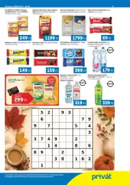 PRIVÁT akciós újság hét 37 Oldal 3: Mokate XXL 2in1 3in1 instant kávé €1.199,00, Omnia kávé €1.799,00