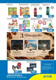 PRIVÁT akciós újság hét 37 Oldal 4: Domestos wc illatosító rúd €1.399,00, Lenor öblítő koncentrátum €2.299,00