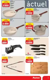 Auchan akciós újság hét 37 Oldal 3: ACTUEL LÁBAS FEDŐVEL €6.999,00, ACTUEL WOK €5.499,00