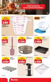 Auchan akciós újság hét 37 Oldal 4: ACTUEL MUFFIN SÜTŐFORMA €3.699,00, ACTUEL MÉRŐEDÉNY €549,00
