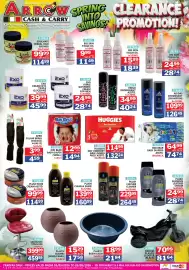 Arrow Cash And Carry catalogue week 36 Page 1: KIDI BEAR BABY DIAPERS €64,99, Plush Shoe Polish Cream Assorted €99,99