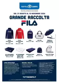 Volantino Galassia Pagina 13: Set asciugamano ospite e viso blu €8,00, Felpa con cappuccio Fila €25,00