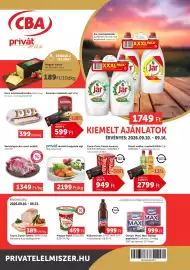 PRIVÁT akciós újság hét 37 Oldal 1: Privát rántott trappista sajt €2.199,00, Coca-Cola, Fanta narancs €949,00