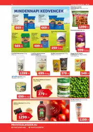 PRIVÁT akciós újság hét 37 Oldal 4: Nádudvari hagymakarika €1.099,00, Gyermelyi búzafinomliszt €259,00