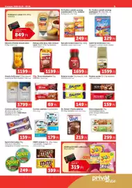 PRIVÁT akciós újság hét 37 Oldal 5: Cba piros műzliszelet €69,00, Mokate XXL 2in1 3in1 instant kávé €1.199,00