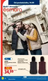 Lidl gazetka tydzień 38 Strona 14: ESMARA Kamizelka pikowana damska €34,99
