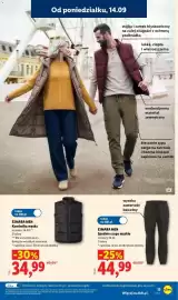 Lidl gazetka tydzień 38 Strona 17: ESMARA MEN Spodnie cargo męskie €44,99, ESMARA MEN Kamizelka męska €34,99
