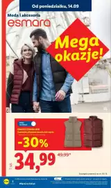 Lidl gazetka tydzień 38 Strona 2: Kamizelka pikowana damskalubmęska €34,99