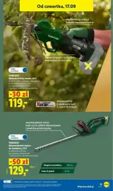 Lidl gazetka tydzień 38 Strona 39: Akumulatorowy sekator, 20 V €119,99, Akumulatorowe nożyce do żywopлотu €129,00