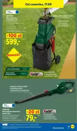 Lidl gazetka tydzień 38 Strona 41: Akumulatorowa dmuchawa do liści, 20 V €79,00