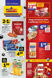 Hitpol gazetka Strona 1: Czekolada Wedel €4,99, Napój Tymbark €1,99
