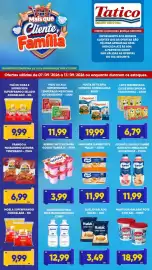 Tabloide Tatico semana 37 Página 1: Queijo ralado italac €3,49, Iogurte natural milk itambé integral €12,99