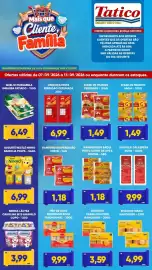 Tabloide Tatico semana 37 Página 2: Biscoito maria rancheiro €4,99, Linguiça calabresa boua €9,99