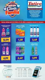 Tabloide Tatico semana 37 Página 8: Limpador perfumado veja €6,99, Limpador multiuso politriz tudo €2,49