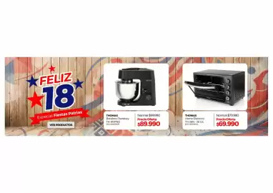 Catálogo Multicentro Página 2: Thomas - horno eléctrico th-38n - 38 lts €69.990,00