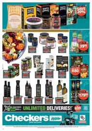Checkers catalogue Page 2: Bakers Kips Crackers €80,00, Willow Creek Estate Blend Extra Virgin Olive Oil Spray €179,99