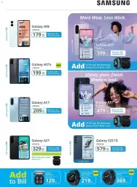 Cellucity catalogue Page 19: Samsung Galaxy A27 5G €329,00, Samsung Galaxy A17 €209,00