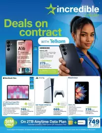 Incredible Connection catalogue Page 1: Blackview Zeno 1 4G €239,00, MacBook Neo €749,00