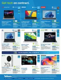 Incredible Connection catalogue Page 4: XBOX Series S Console €529,00, Acer Nitro V15 Intel Core 7-240H RTX 4050 €969,00
