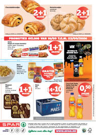 Spar folder Pagina 2: Coca-Cola, Fanta, Sprite, Fuze Tea, Aquarius of Powerade assortment €0,50
