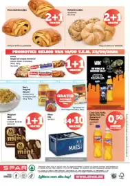Spar folder Pagina 2: Coca-Cola, Fanta, Sprite, Fuze Tea, Aquarius of Powerade assortment €0,50