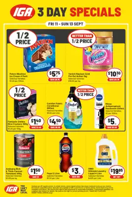 IGA (valid until 13-09)