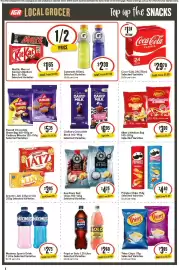 IGA catalogue week 36 Page 5: Red Rock Deli Chips Selected Varieties €4,25, Cadbury Chocolate Block Selected Varieties €6,05
