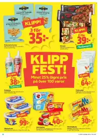 Coop reklamblad vecka 37 Sida 6: Coop Pizzakit €39,00, Babybel Ost/mjukost €40,00
