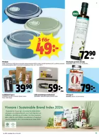 Coop reklamblad vecka 37 Sida 9: Pro Builder led-pannlampa med sensor €59,00, Änglamark olivolja €72,90