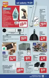 ALDI gazetka Strona 17: HOME CREATION Kosz składany €9,99, HOME CREATION Wycieraczka z nadrukiem €14,99