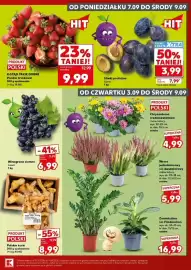 Kaufland gazetka Strona 2: Winogrona ciemne €6,99, Wrzos jednokolorowy lub dwukolorowy €5,99