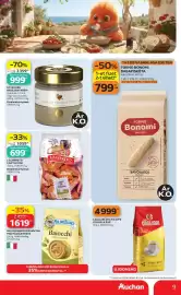 Auchan akciós újság Oldal 9: FORNO BONOMI BABAPISKÓTA €799,00, SCYAVURU DESSZERTKRÉM €999,00