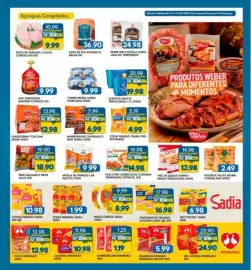 Catálogo Rancho Bom Supermercados semana 37 Página 8: Linguicinha toscana €12,98, Hambúrguer churrasco mini seara €6,99