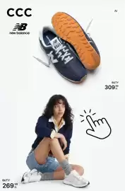 CCC gazetka tydzień 37 Strona 1: Buty New Balance €269,99, Buty New Balance 373 €309,99