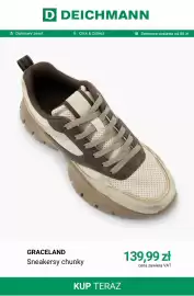 Deichmann gazetka tydzień 37 Strona 2: Sneakersy chunky Graceland €139,99