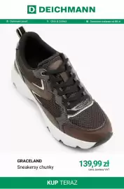 Deichmann gazetka tydzień 37 Strona 6: Sneakersy chunky Graceland €139,99