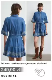 Medicine gazetka Strona 11: Sukienka rozkloszowana jeansowa z haftami Medicine €249,90