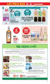 Catalogue Maximarché page 17: RICARD Pastis de Marseille €19,21, U Boissons au thé €1,00