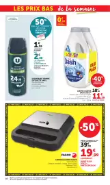 Catalogue Maximarché page 18: Dash Lessive liquide €11,39, FAGOR CROQUE GAUFFRE €19,99
